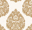 Ronald Redding Designs Teardrop Damask Gold Wallpaper