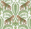 Ronald Redding Designs Jungle Leopard White/Green Wallpaper
