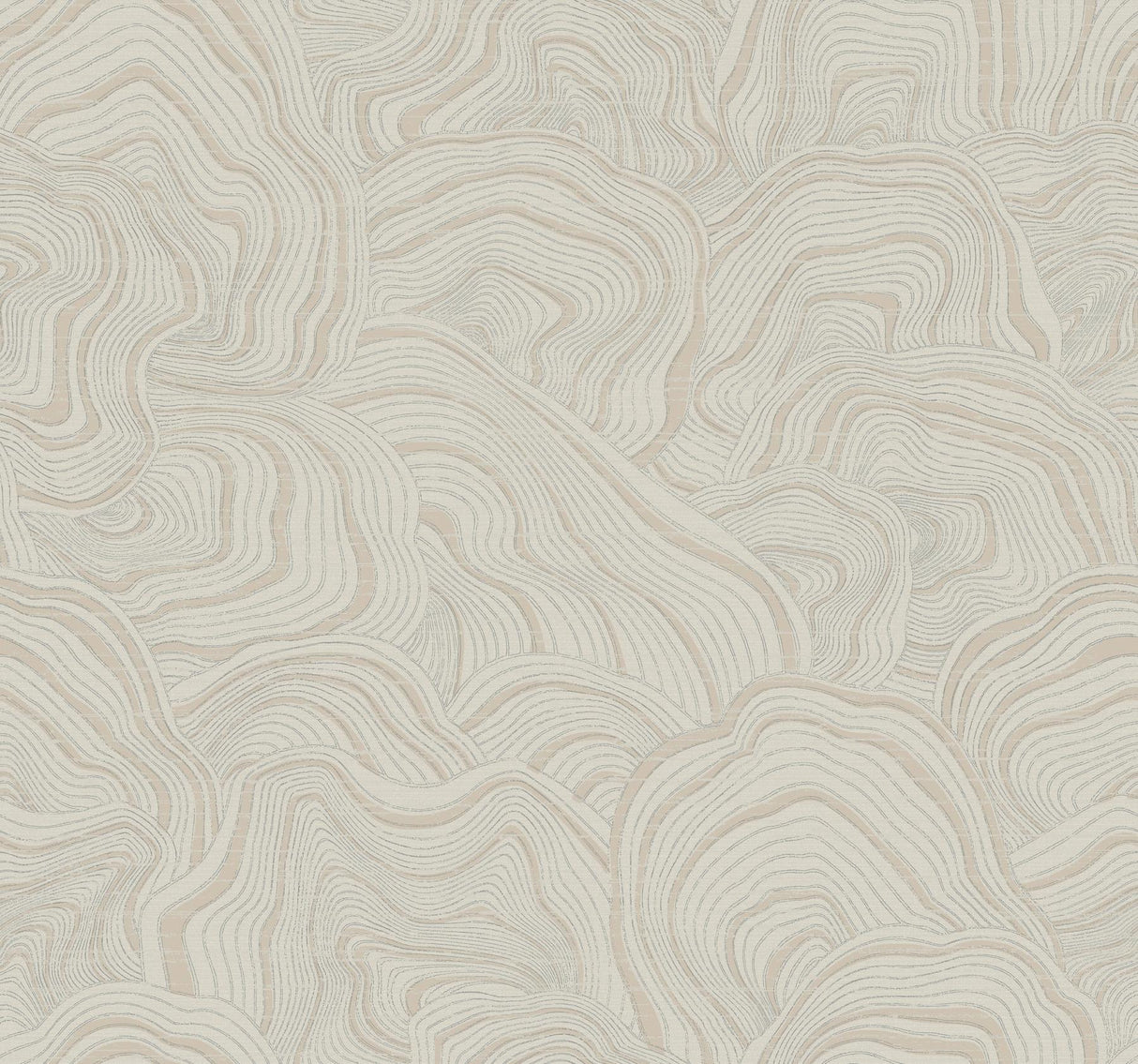 Ronald Redding Designs Geodes Taupe Wallpaper