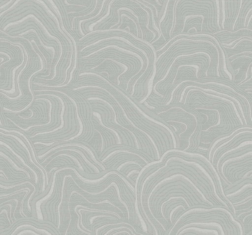 Ronald Redding Designs Geodes Grey Wallpaper