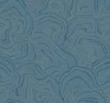 Ronald Redding Designs Geodes Blue Wallpaper