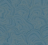 Ronald Redding Designs Geodes Blue Wallpaper