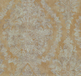 Ronald Redding Designs Charleston Damask Yellow Wallpaper