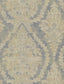 Ronald Redding Designs Charleston Damask Silver Wallpaper
