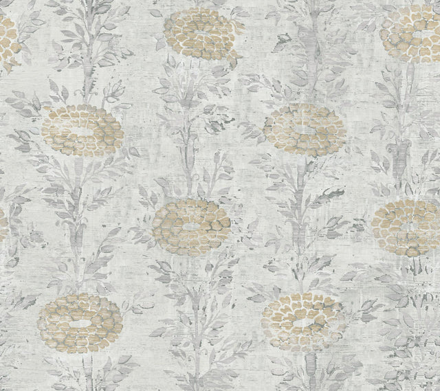 Ronald Redding Designs French Marigold Gold Wallpaper
