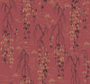 Ronald Redding Designs Willow Branches Red Wallpaper