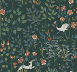 Ronald Redding Designs Aspen Dark Green Wallpaper