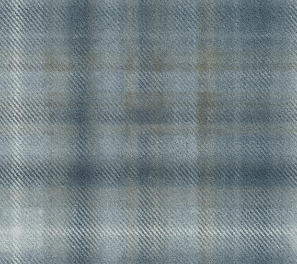 Ronald Redding Designs Sterling Plaid Blue Wallpaper