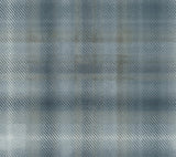Ronald Redding Designs Sterling Plaid Blue Wallpaper