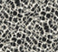 Ronald Redding Designs Leopard Rosettes Black/Off White Wallpaper