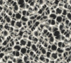 Ronald Redding Designs Leopard Rosettes Black/Off White Wallpaper