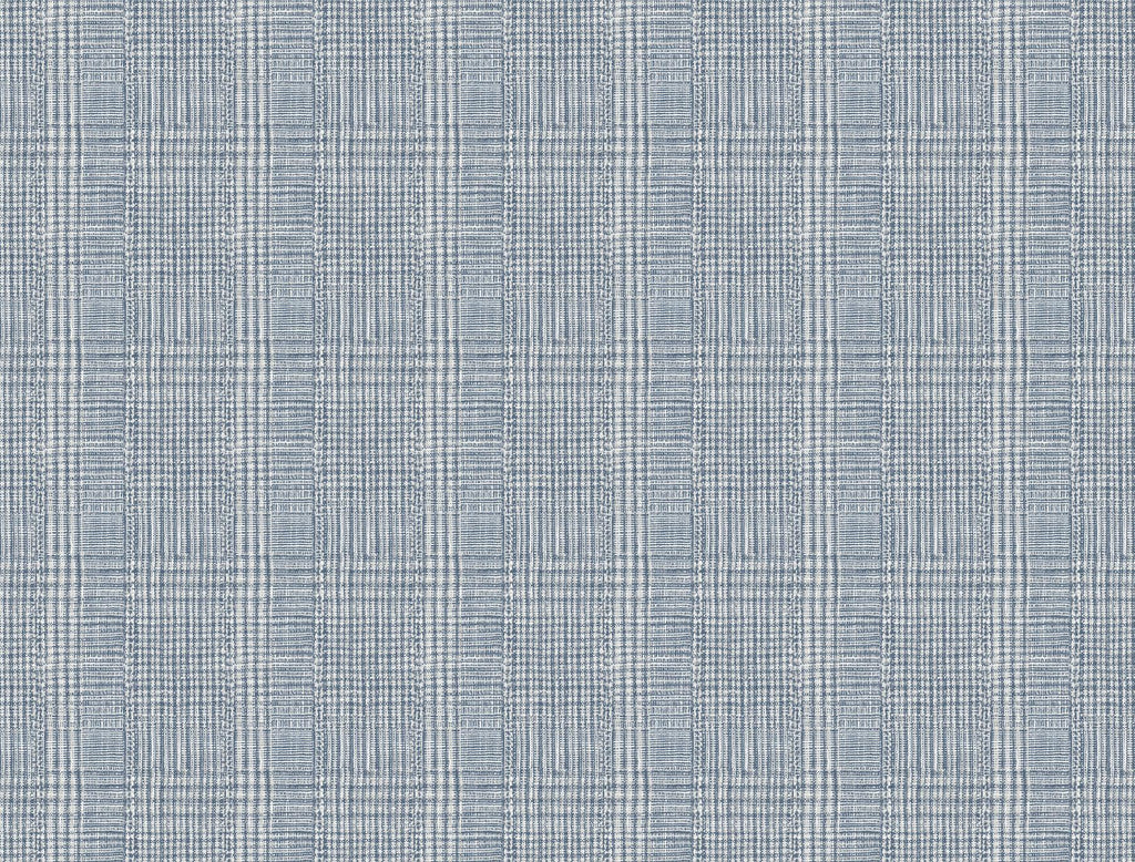 Ronald Redding Designs Shirting Plaid Blue Wallpaper