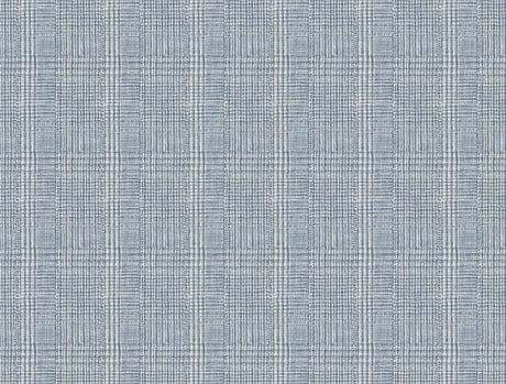Ronald Redding Designs Shirting Plaid Blue Wallpaper