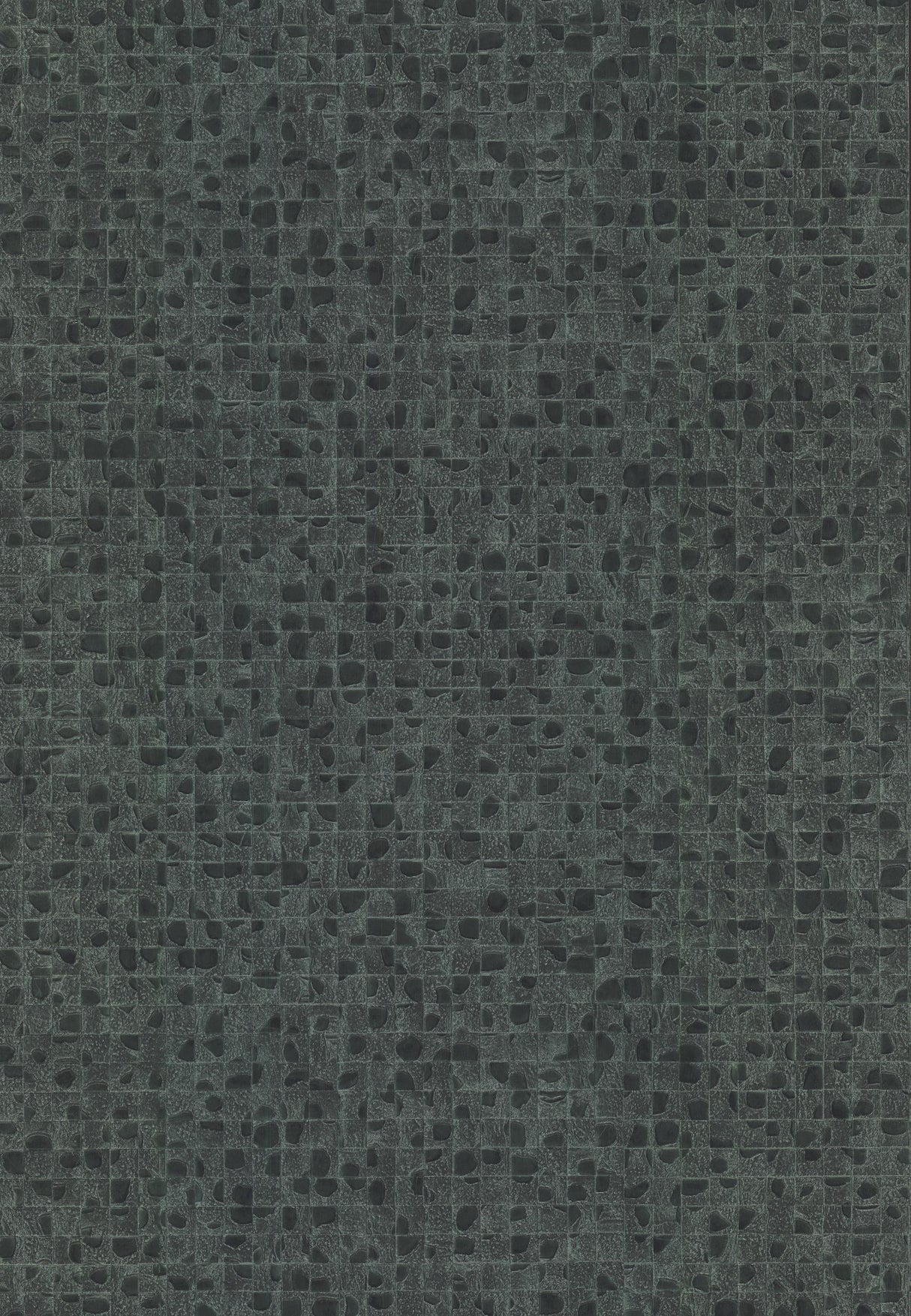 Ronald Redding Designs Leather Lux Dark Green Wallpaper