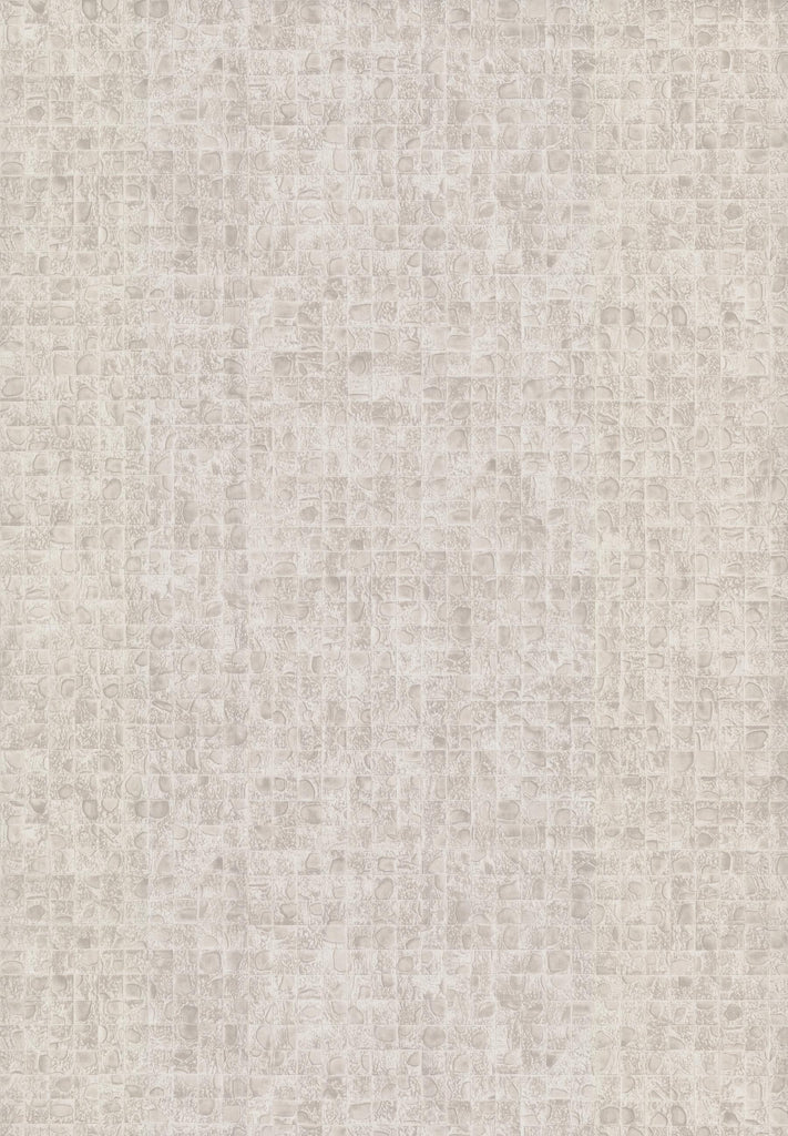 Ronald Redding Designs Leather Lux Off White Wallpaper