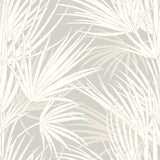 York Palmetto Gray Wallpaper