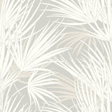 York Palmetto Gray Wallpaper
