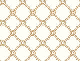 York Open Trellis Metallic Gold Wallpaper