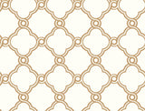 York Open Trellis Metallic Gold Wallpaper
