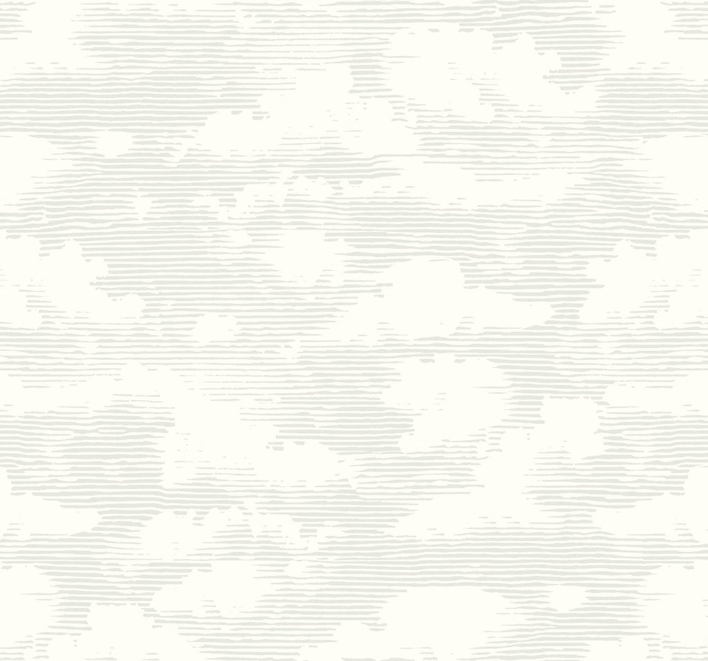 York Cloud Cover Gray Wallpaper