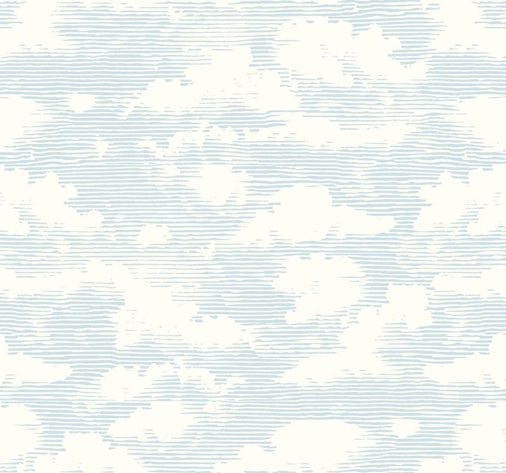 York Cloud Cover Blue Wallpaper