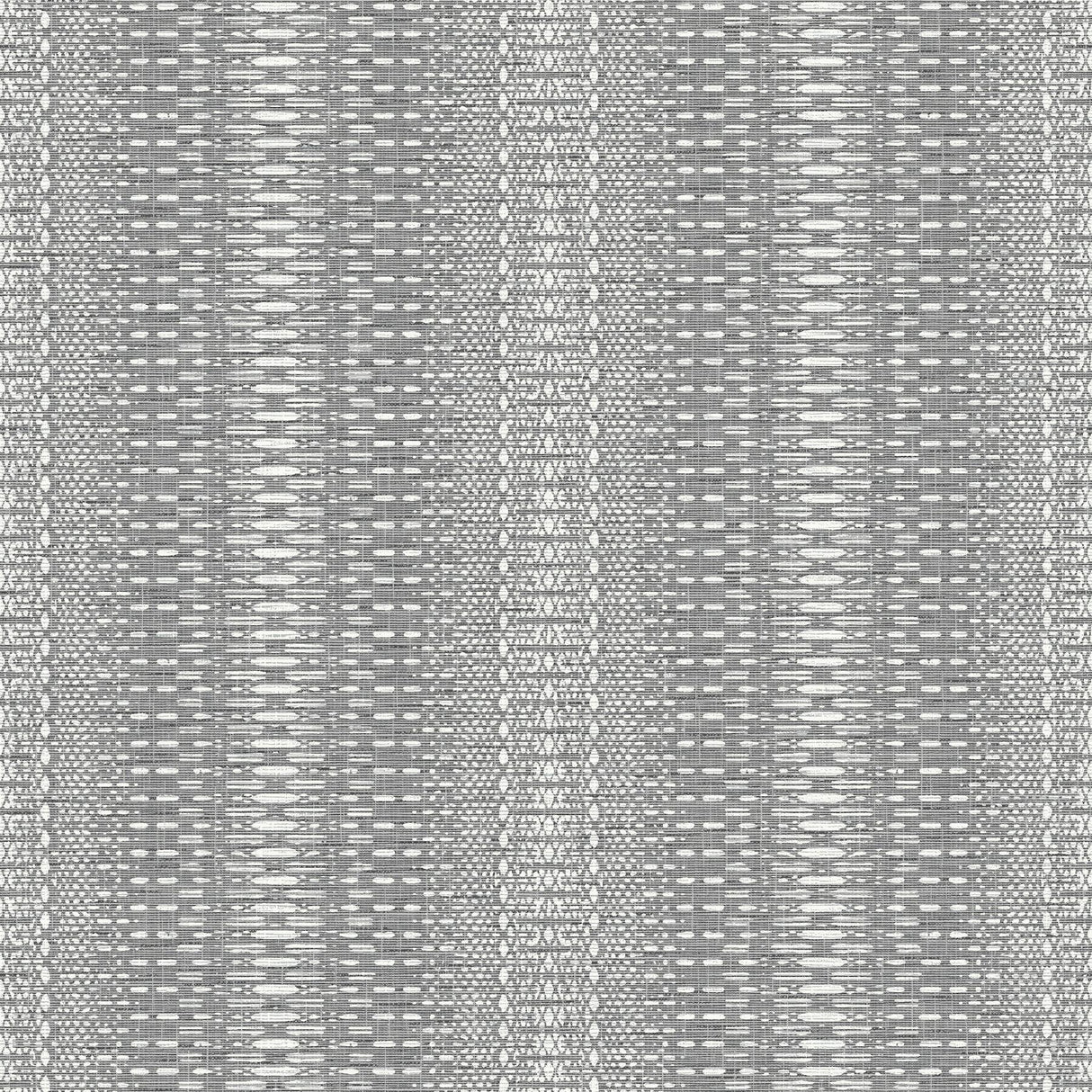 York Market Stripe Black Wallpaper