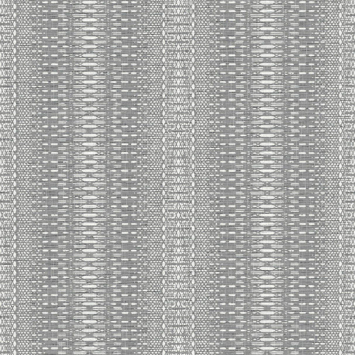 York Market Stripe Black Wallpaper