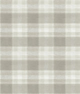 York Woven Buffalo Check Linen Wallpaper