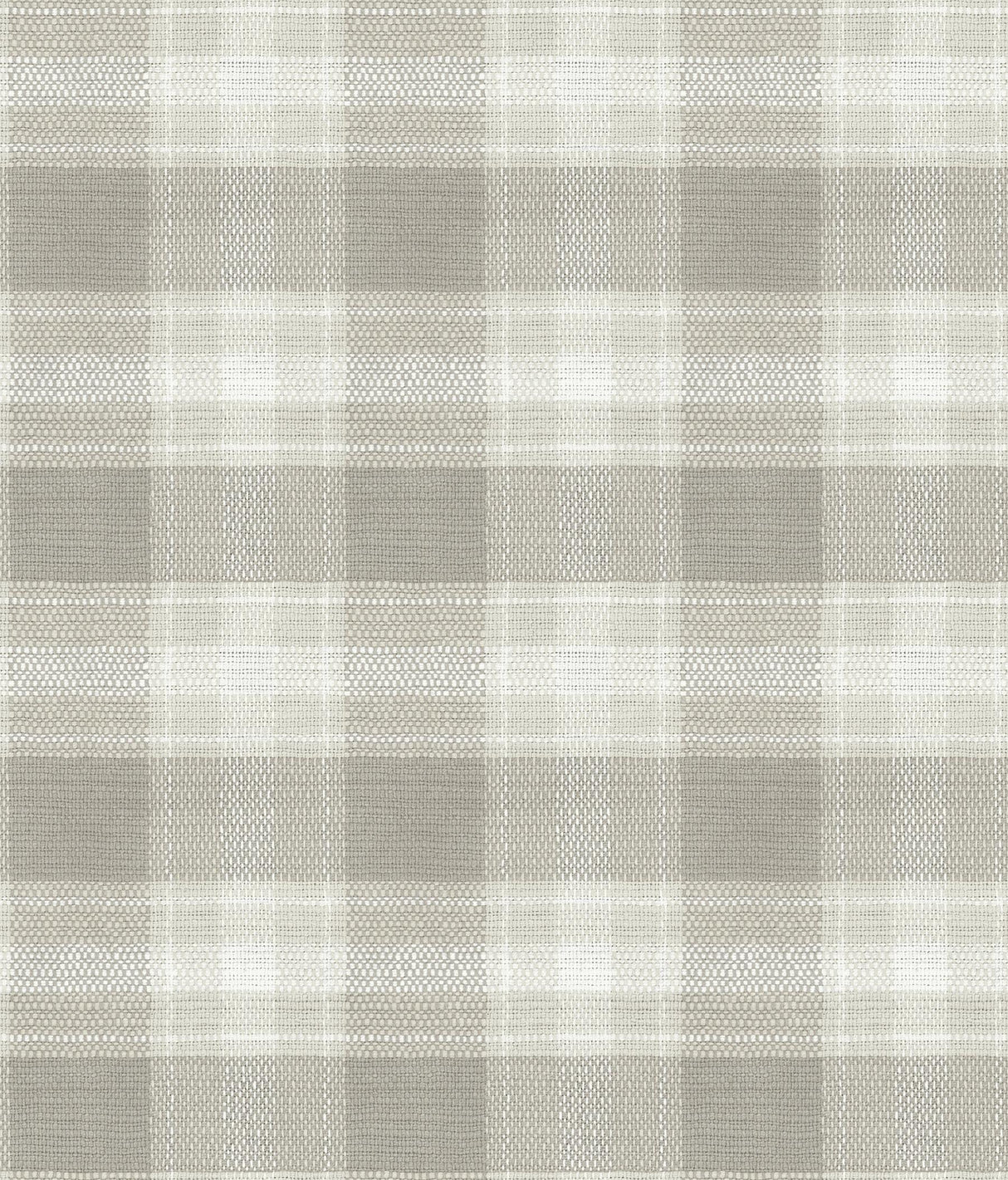 York Woven Buffalo Check Linen Wallpaper