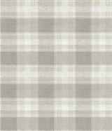York Woven Buffalo Check Linen Wallpaper