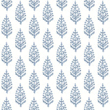 York Paisley On Calico Blue Wallpaper