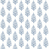 York Paisley On Calico Blue Wallpaper