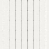 York In Stitches Stripe Black/Cream Wallpaper