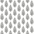 York Paisley On Calico Black/White Wallpaper