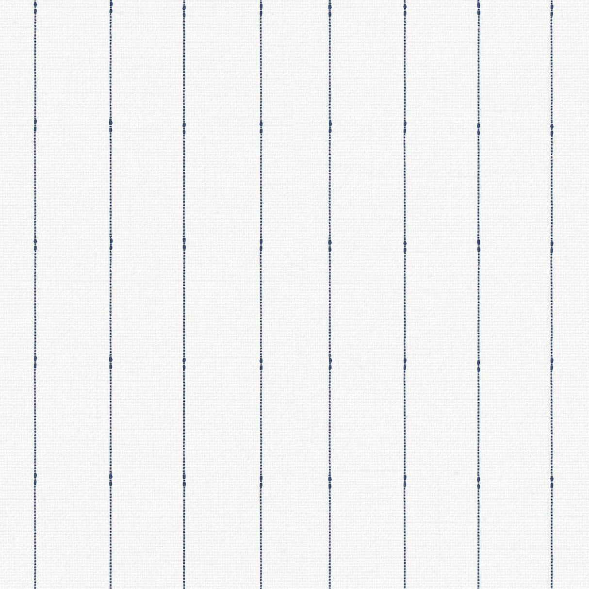 York In Stitches Stripe Navy/Cream Wallpaper