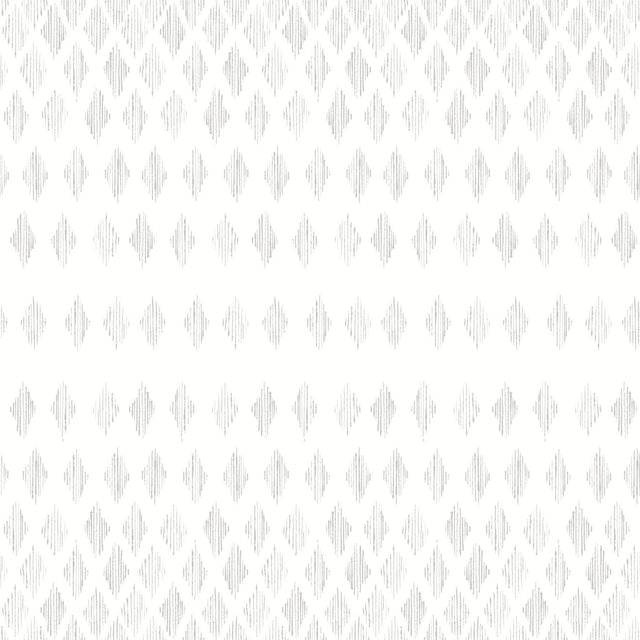York Diamond Ombre Linen/White Wallpaper