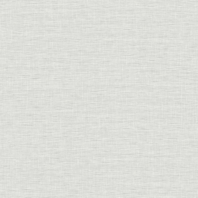 York Silk Linen Weave Gray Wallpaper