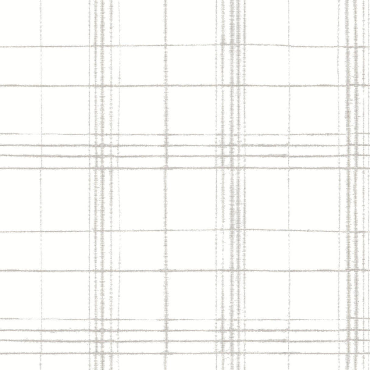 York Farmhouse Plaid Linen/White Wallpaper
