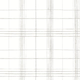 York Farmhouse Plaid Linen/White Wallpaper
