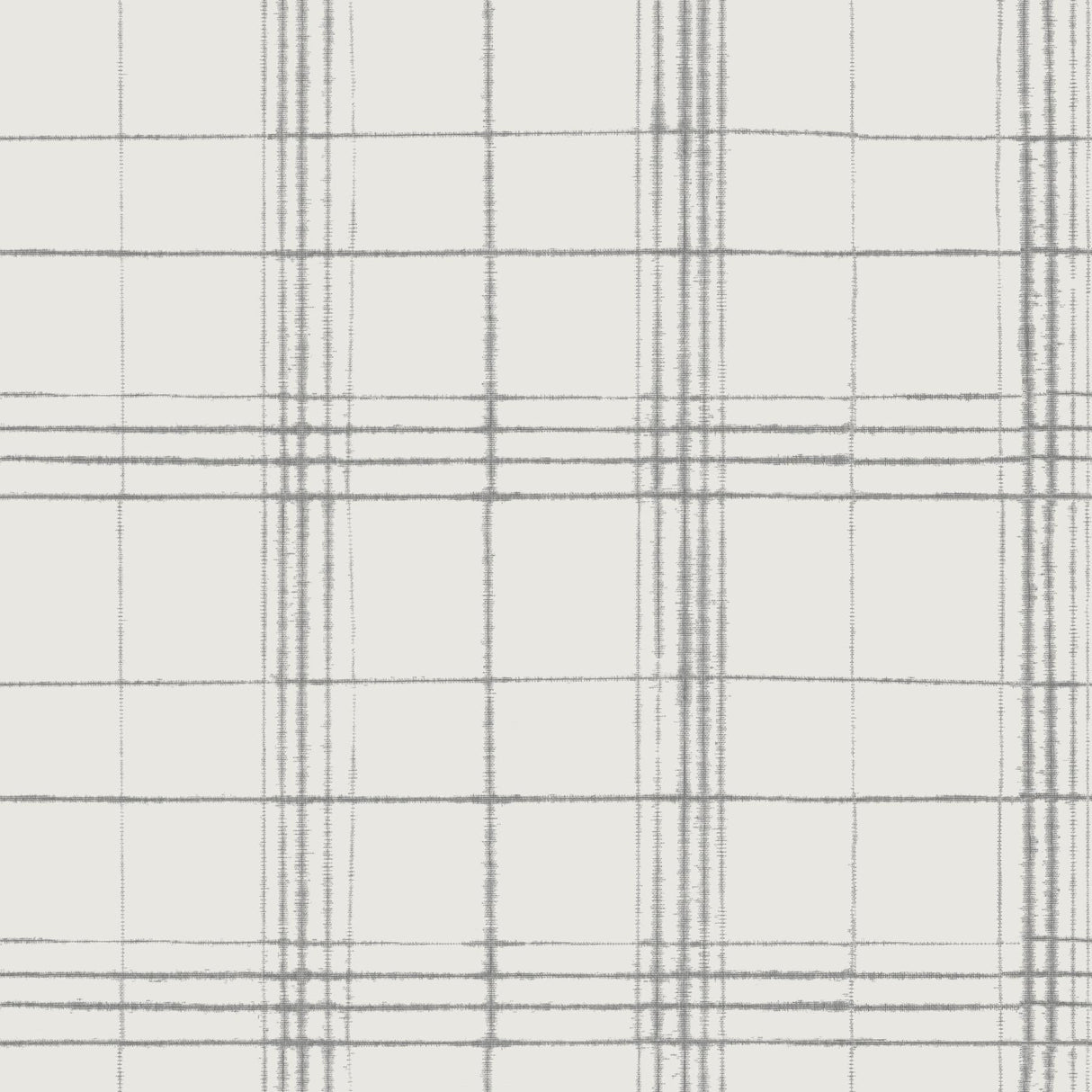 York Farmhouse Plaid Beige/Gray Wallpaper