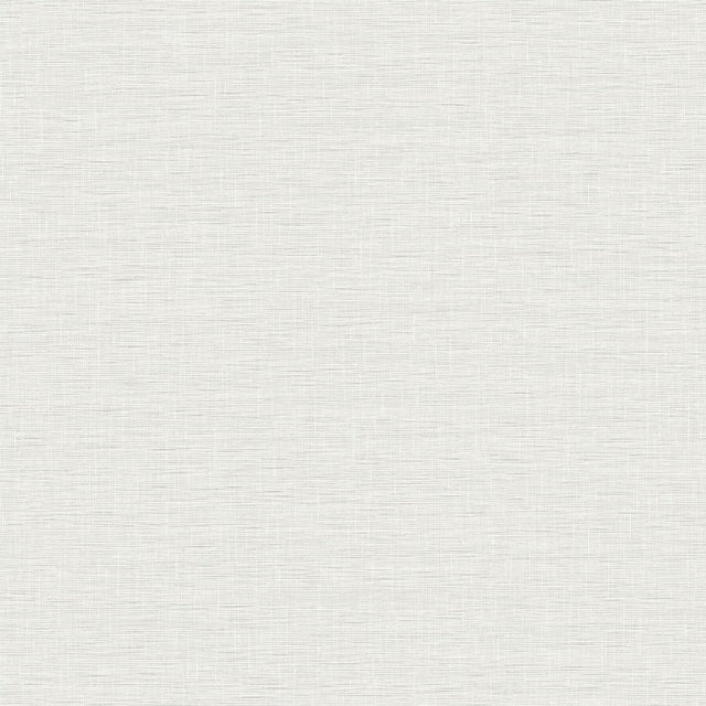 York Silk Linen Weave White Wallpaper