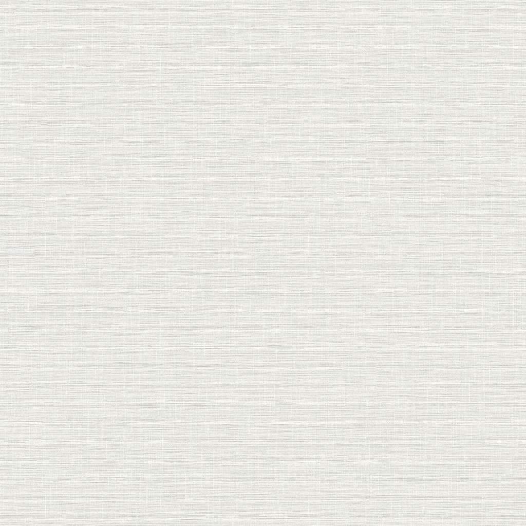 York Silk Linen Weave White Wallpaper