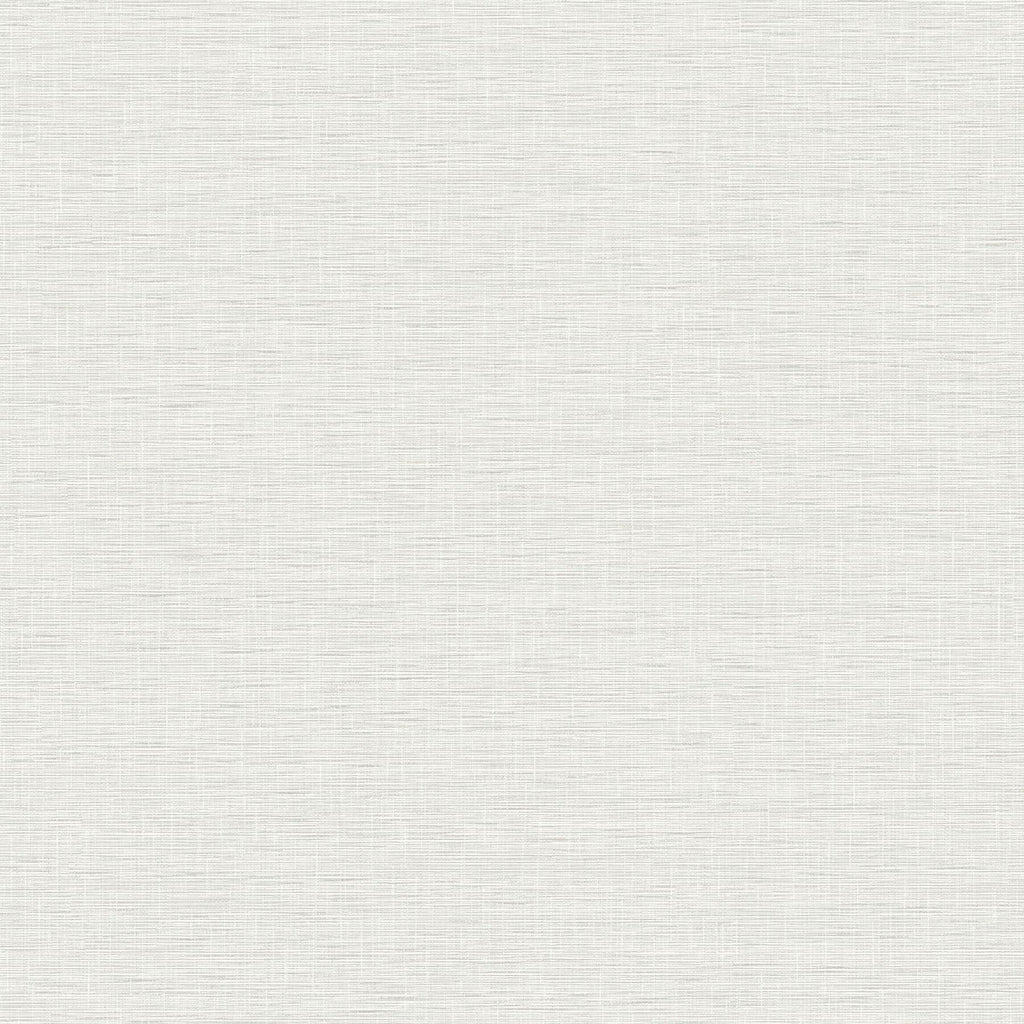 York Silk Linen Weave White Wallpaper