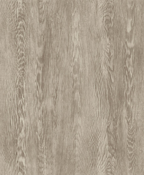 York Quarter Sawn Wood Brown Wallpaper