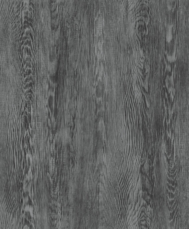 York Quarter Sawn Wood Black Wallpaper