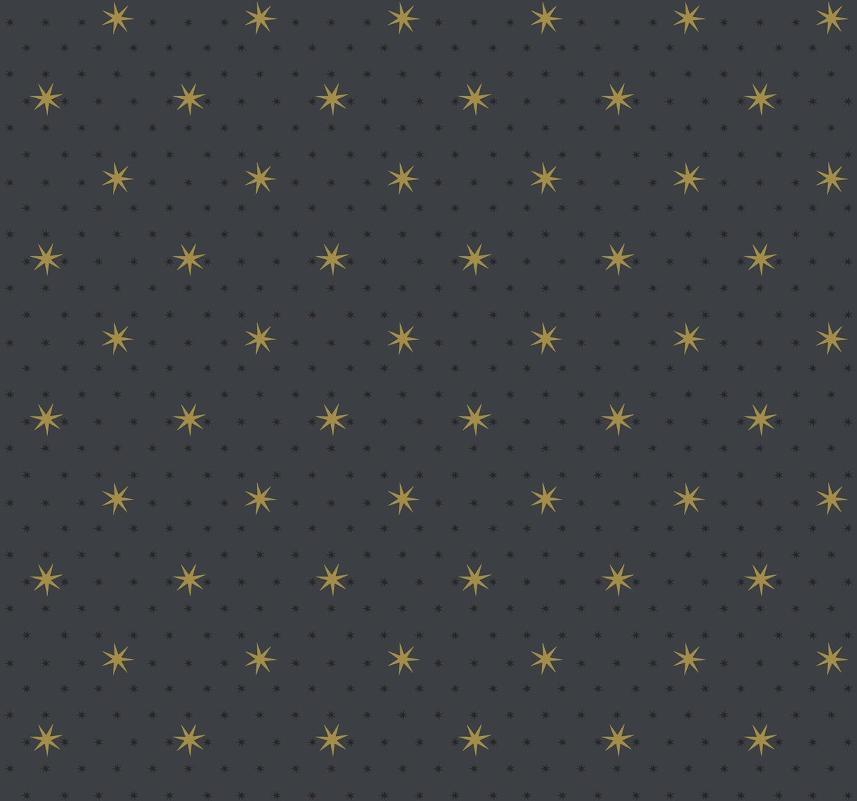 York Stella Star Black Wallpaper