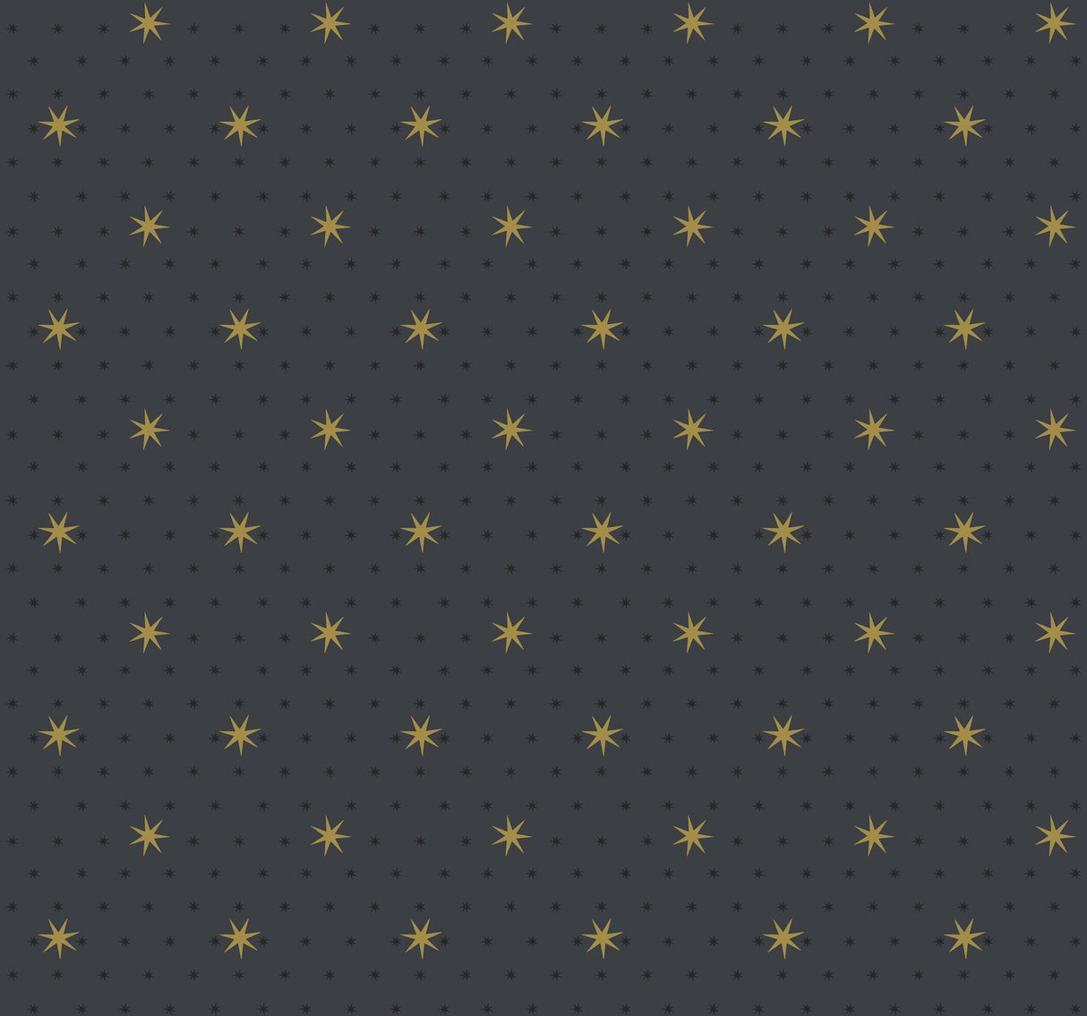 York Stella Star Black Wallpaper