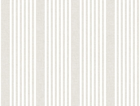 York French Linen Stripe Soft Linen Wallpaper