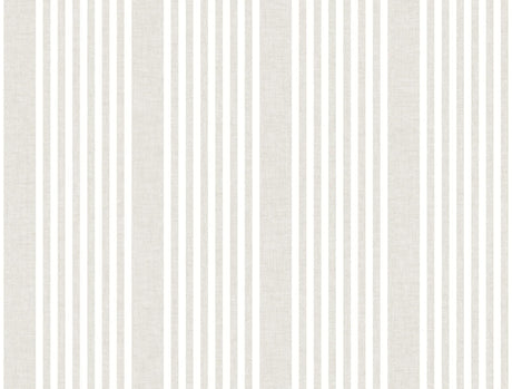 York French Linen Stripe Soft Linen Wallpaper