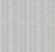 York Broken Boucle Stripe Putty/Blue Mix Wallpaper